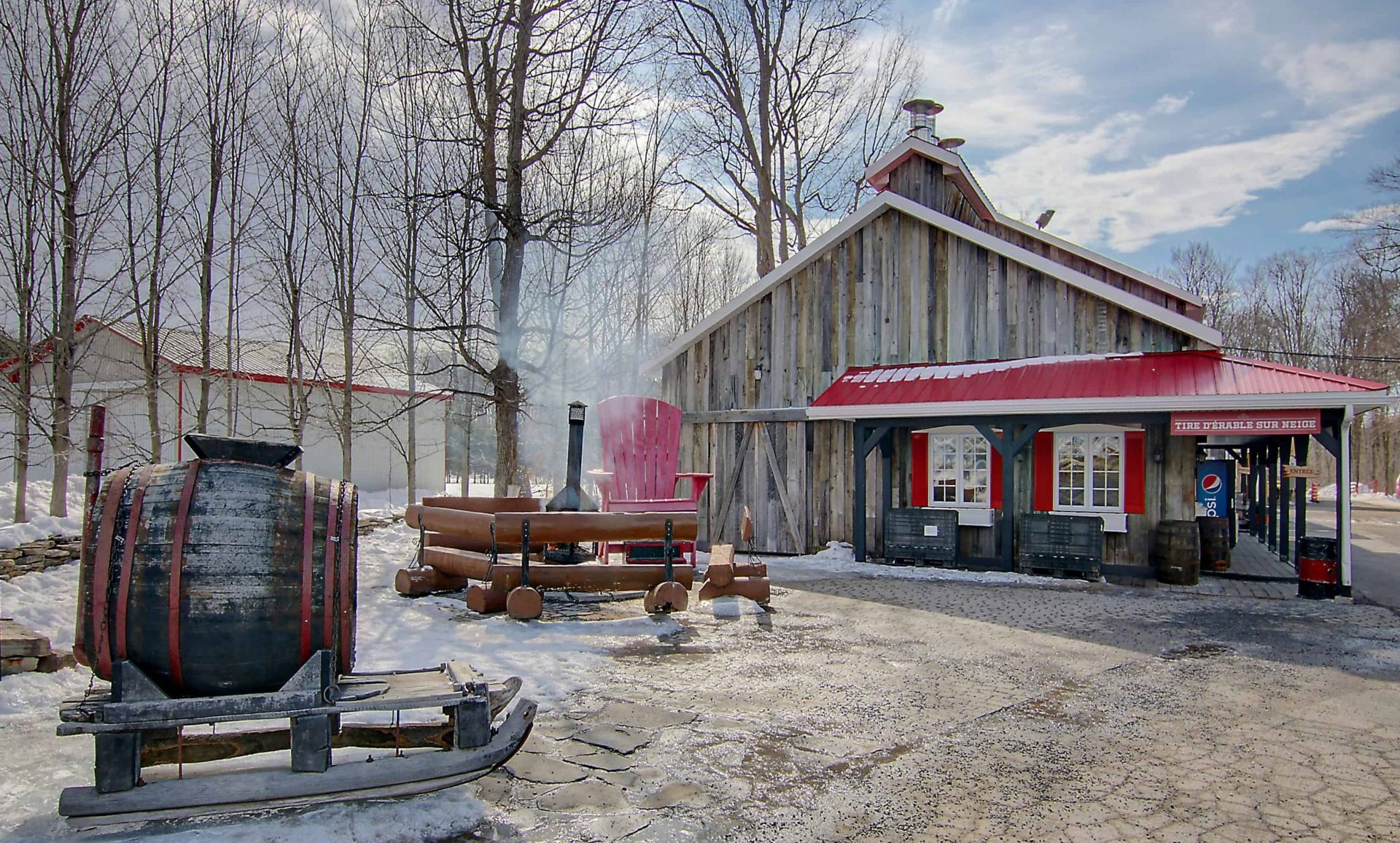 cabane à sucre constantin, extérieur