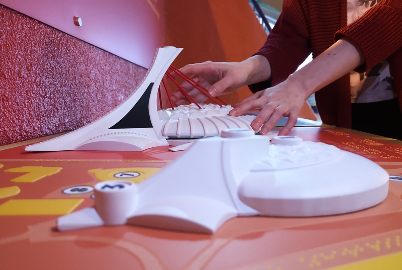 A tactile model for the Olympic Stadium